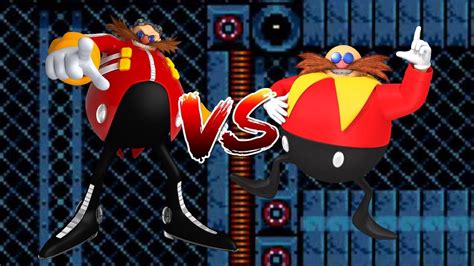 why is eggman the only human|eggman vs dr robotnik.